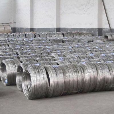 El cinc cubrió el alambre sumergido caliente inoxidable galvanizado Rod 0.3m m del soldado enrollado en el ejército del grado 304 del alambre de acero el indicador 12 17 18